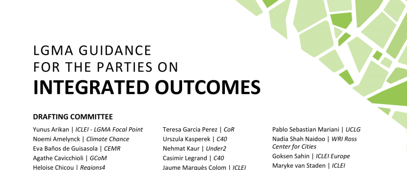 COP29 position – Home to the Local Governments and Municipal ...